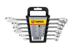 TOPEX Blocknyckelset 8 - 17 Mm, 6 Delar