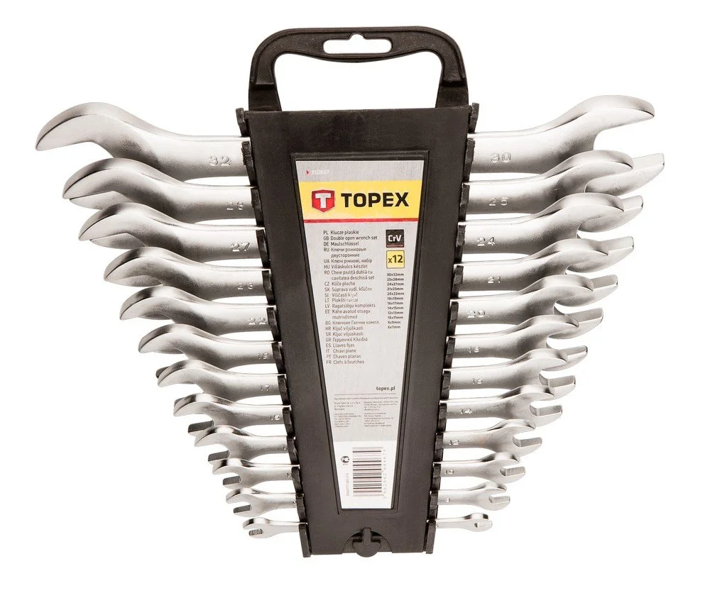 TOPEX Blocknyckelset 6 - 32 Mm, 12 Delar