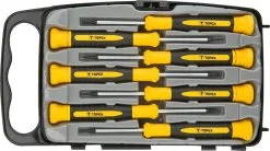 TOPEX Precisionsskruvmejselsats, 7 Delar