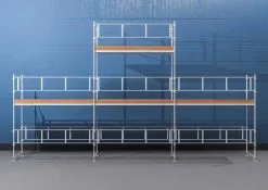 Gardeney Byggnadsställning Ram 9x4 M + Gaveltopp - Stål