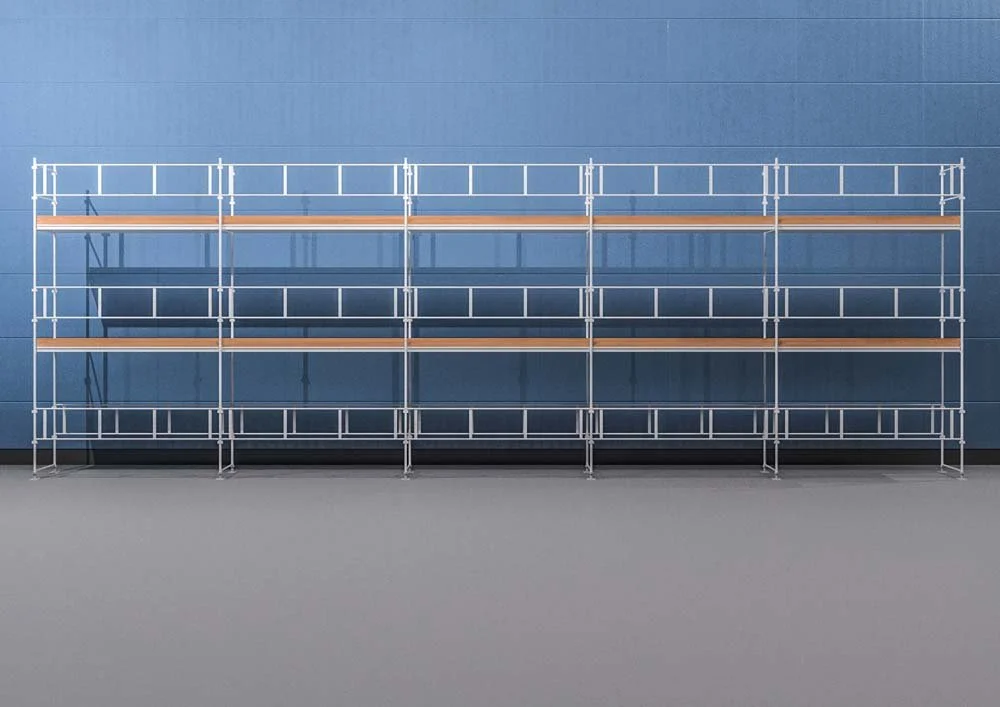 Gardeney Byggnadsställning Ram 15x6 M - Stål