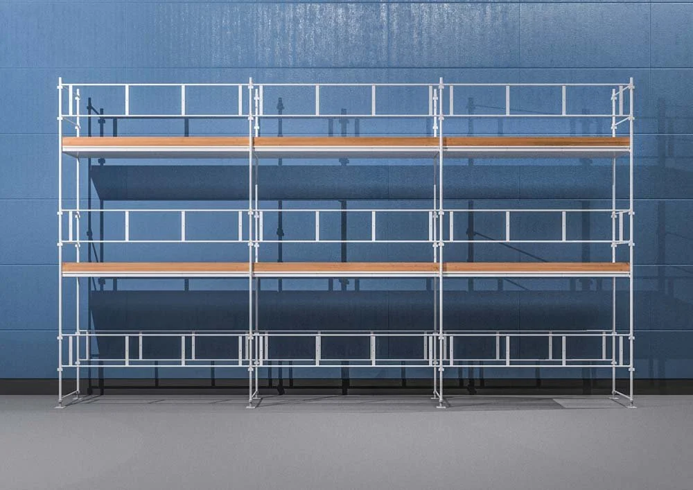 Byggnadsställning HAKI Ram 9x6 M - Aluminium