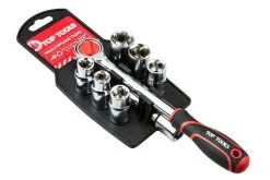 TOP TOOLS Hylsnyckelsats 1/2" - 7 delar