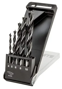 Graphite Träborrsats, 4,0 - 10,0 Mm, 5 Delar