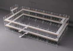 Gardeney Byggnadsställning Ram 354m2 - Stål