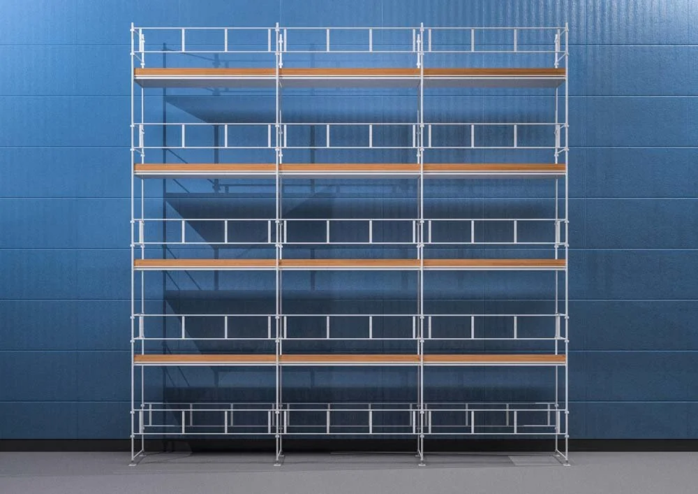 Byggnadsställning HAKI Ram 9x10 M - Aluminium