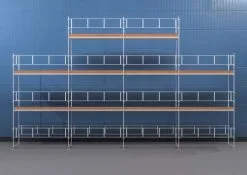 Gardeney Byggnadsställning Ram 12x6 M + Gaveltopp - Stål