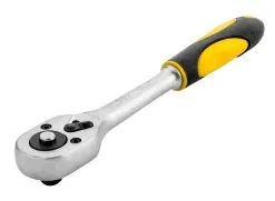 TOPEX Spärrhandtag 3/8 (gummigrepp)