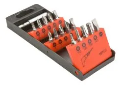 TOP TOOLS Bitsset, 16 Delar