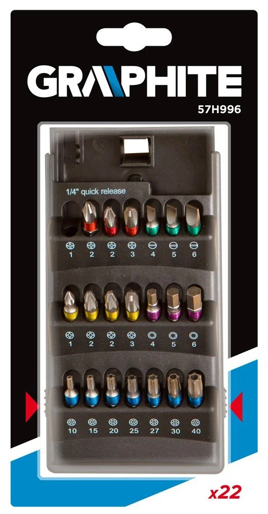 Graphite Bitssats, 22 Delar - Bild 2