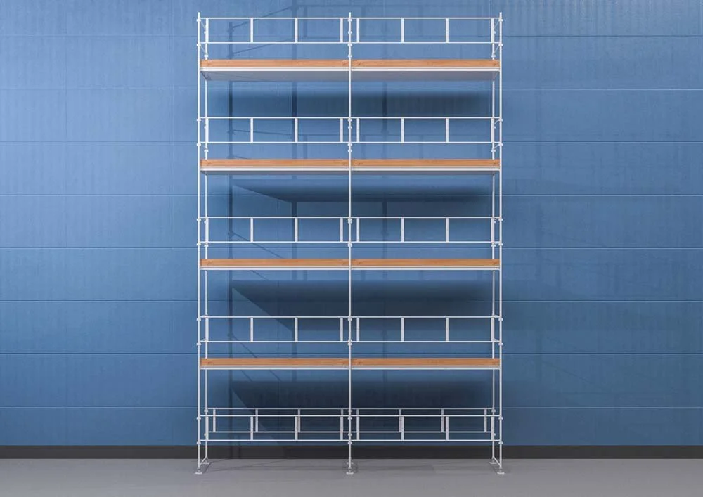 Byggnadsställning HAKI Ram 6x10 M - Aluminium