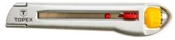 TOPEX Brytbladskniv, 18 Mm - Metall (skruvlås)