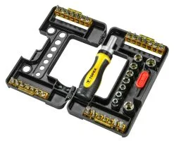 TOPEX Bits- & Hylssats, 38 Delar