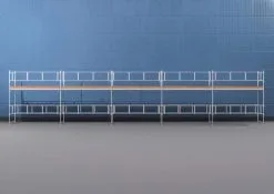 Byggnadsställning HAKI Ram 15x4 M - Aluminium